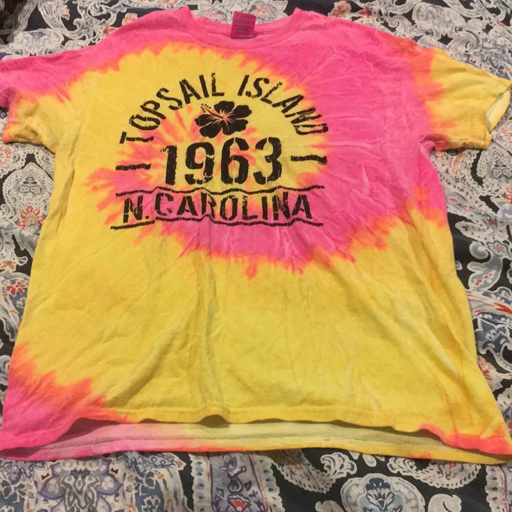 Topsail Island Tie Dye Tee